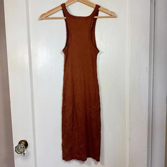 Denim Forum Jane Ribbed Mini Tank Dress - Picture 5 of 7